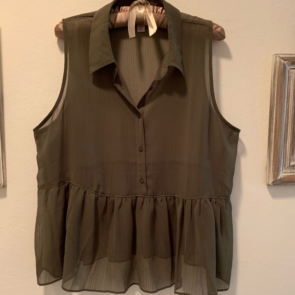 Arizona Jean Sheer Top
